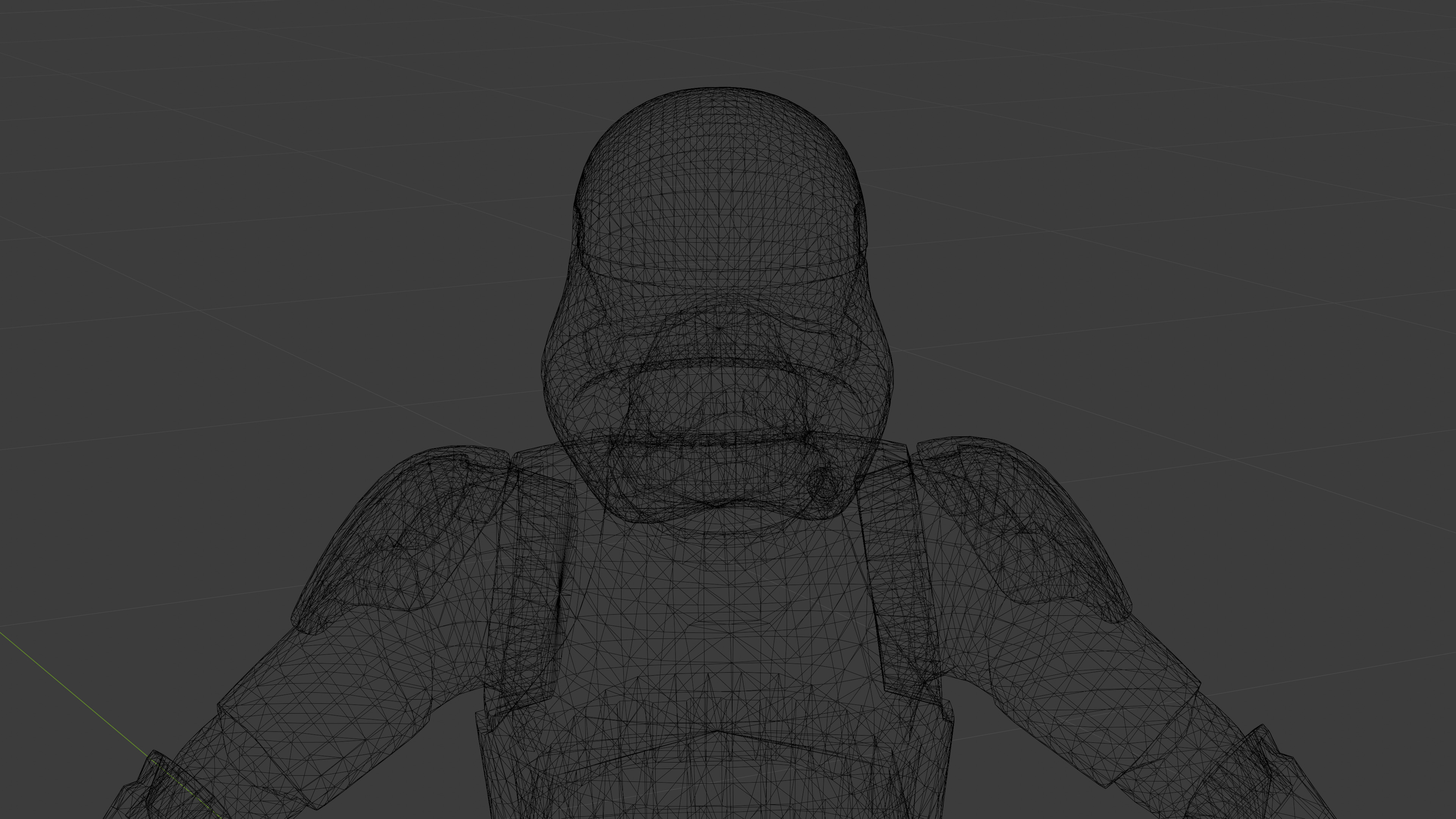 Sci-Fi Patrol Trooper 3D Model Robotic Character  3D model_6