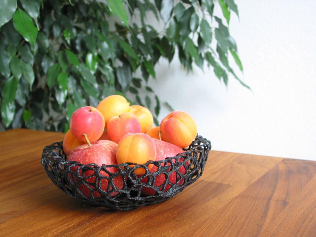 Fruit Bowl - Voronoi-Style No 4 3D print model_3