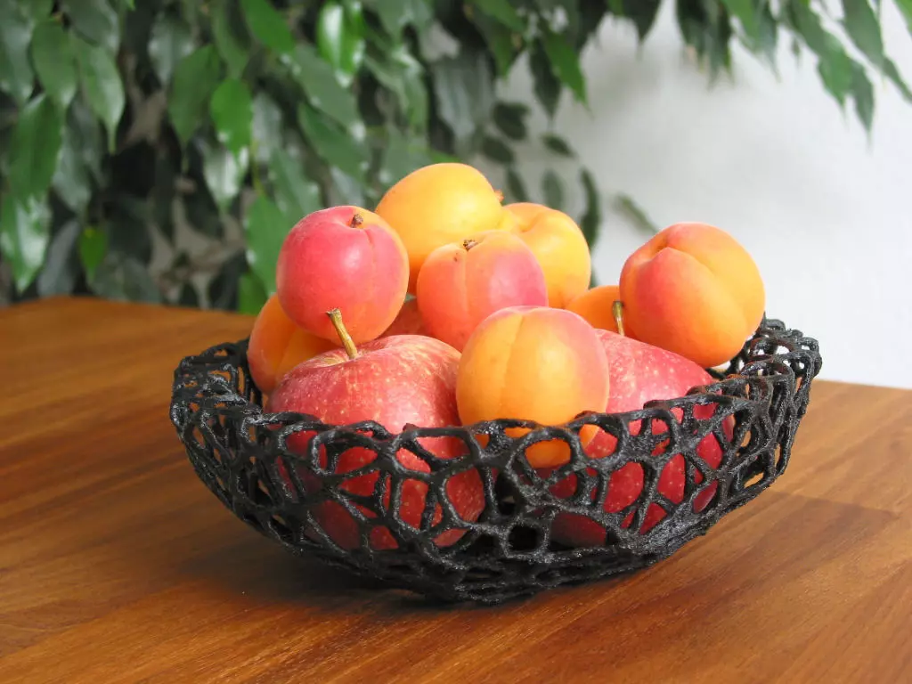 Fruit Bowl - Voronoi-Style No 4 3D print model_0