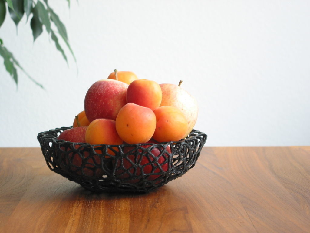 Fruit Bowl - Voronoi-Style No 4 3D print model_1