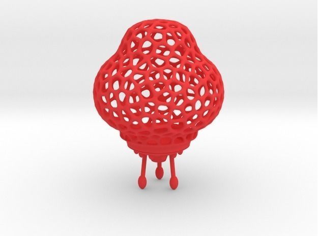 Mini Space-Rocket No 1 - can be opened 3D print model_6