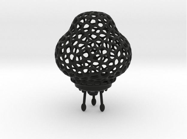 Mini Space-Rocket No 1 - can be opened 3D print model_5