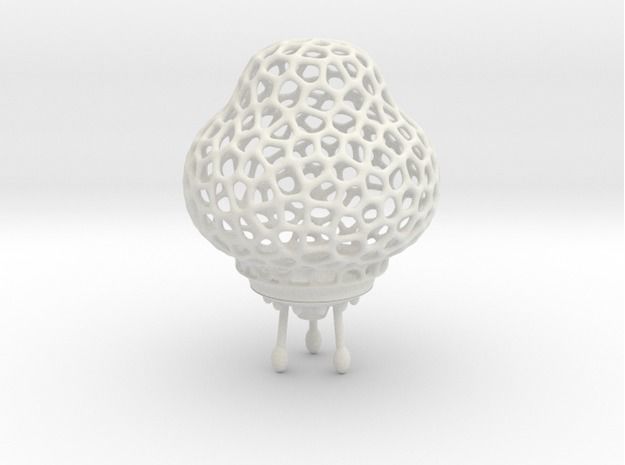 Mini Space-Rocket No 1 - can be opened 3D print model_4