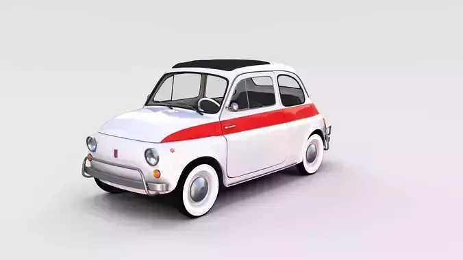 Fiat 500 Nuova Sport 1958 rev 3D model