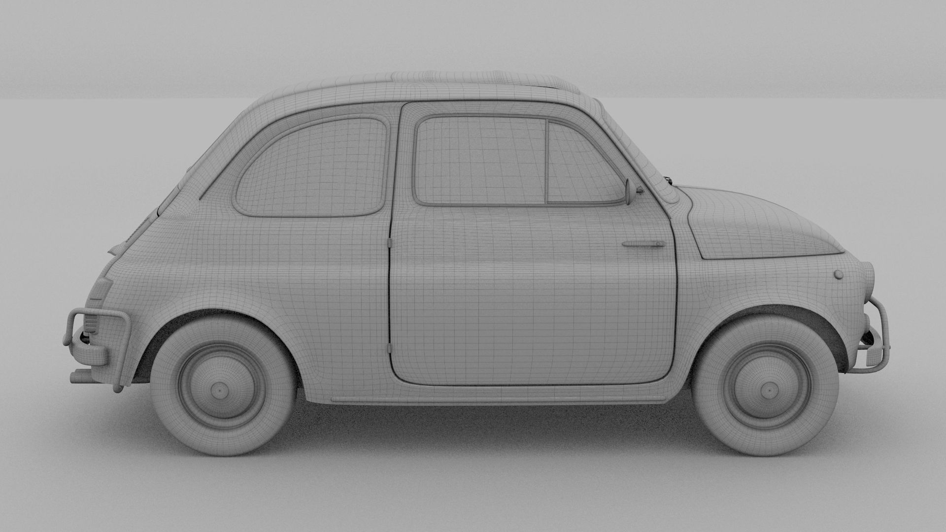 Fiat Nuova Sport 500 1958 rev 3D model_14