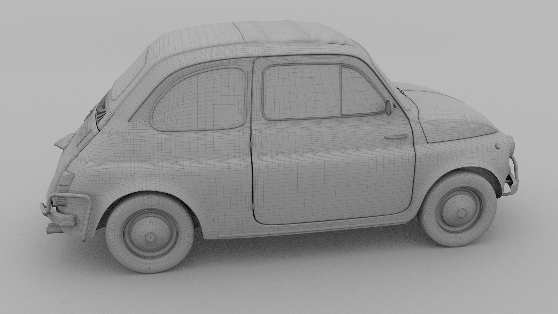 Fiat Nuova Sport 500 1958 rev 3D model_11