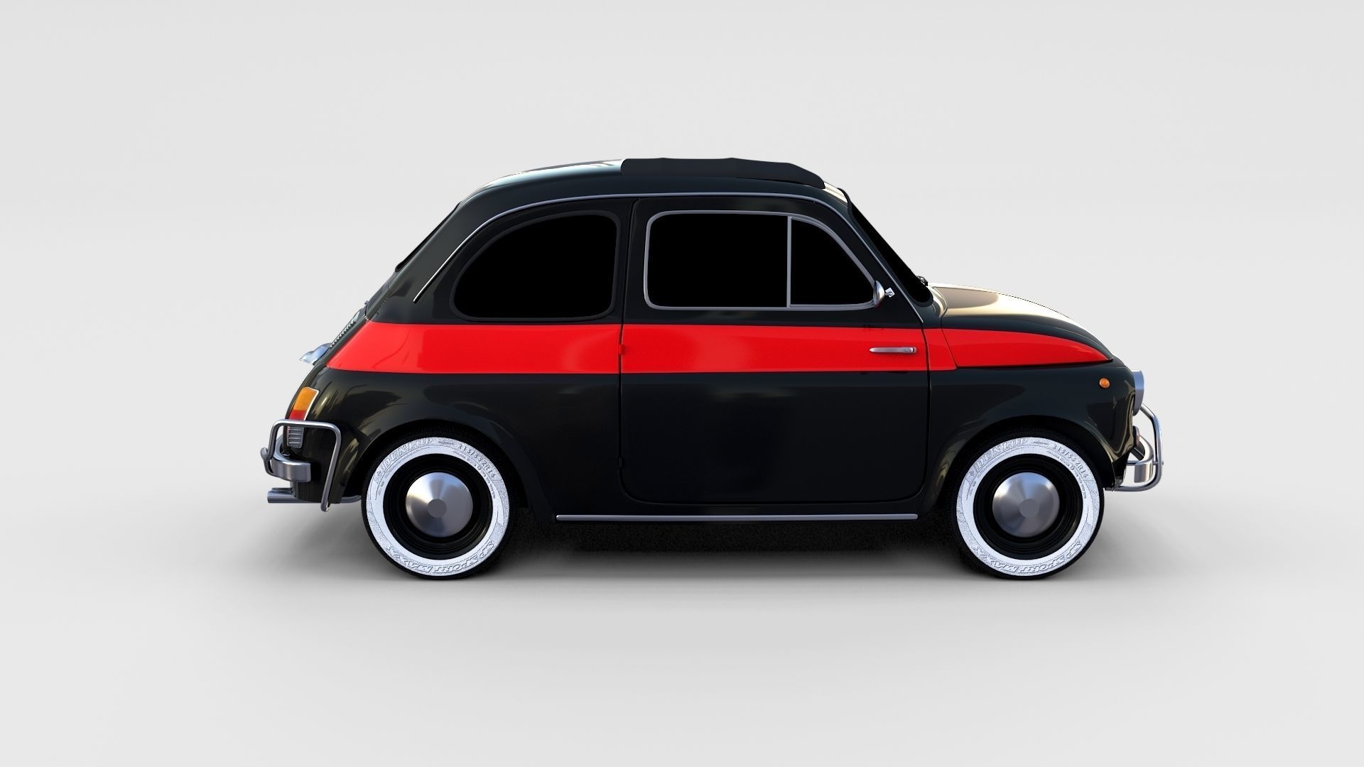 Fiat Nuova Sport 500 1958 rev 3D model_2