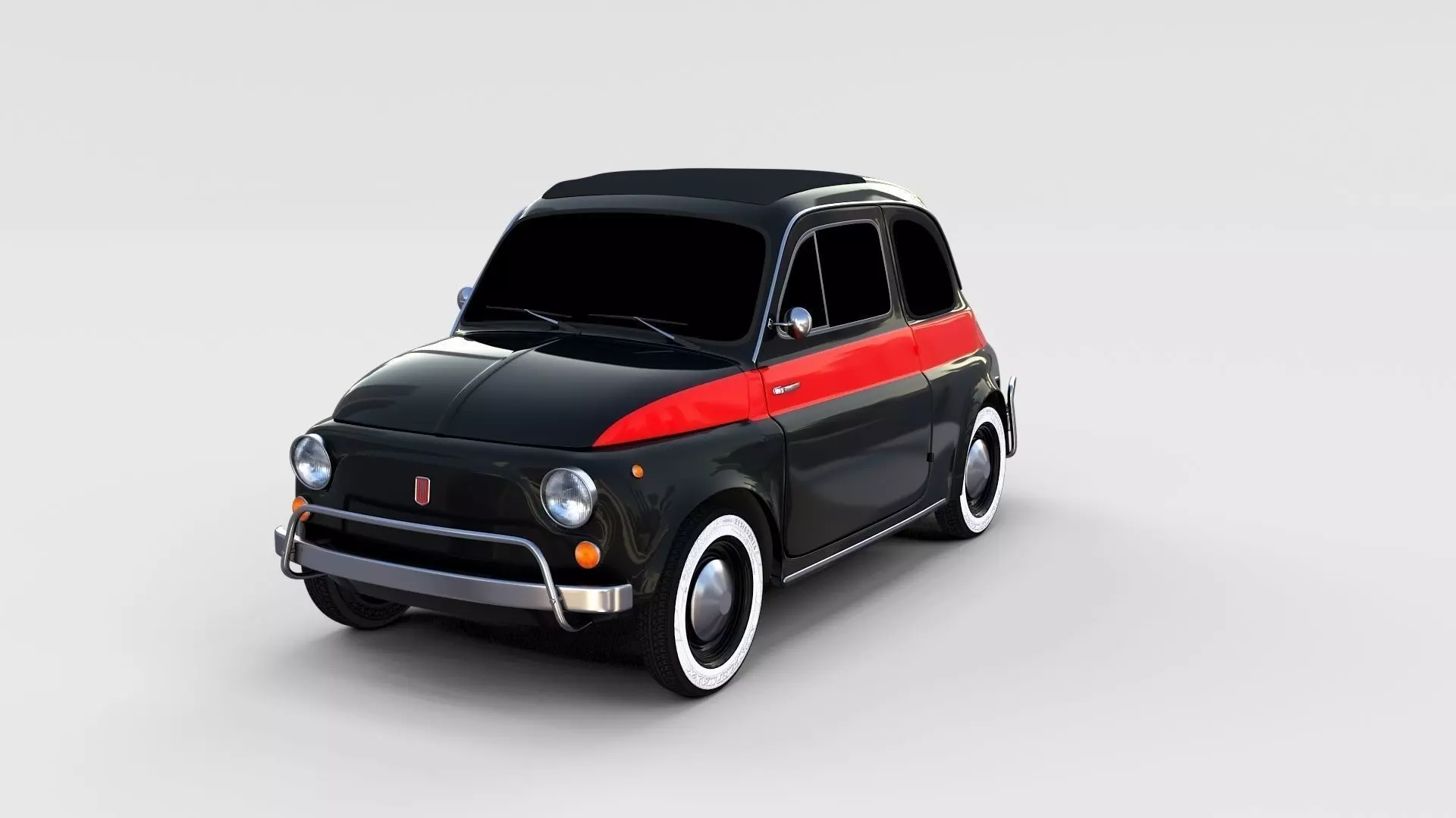 Fiat Nuova Sport 500 1958 rev 3D model_0