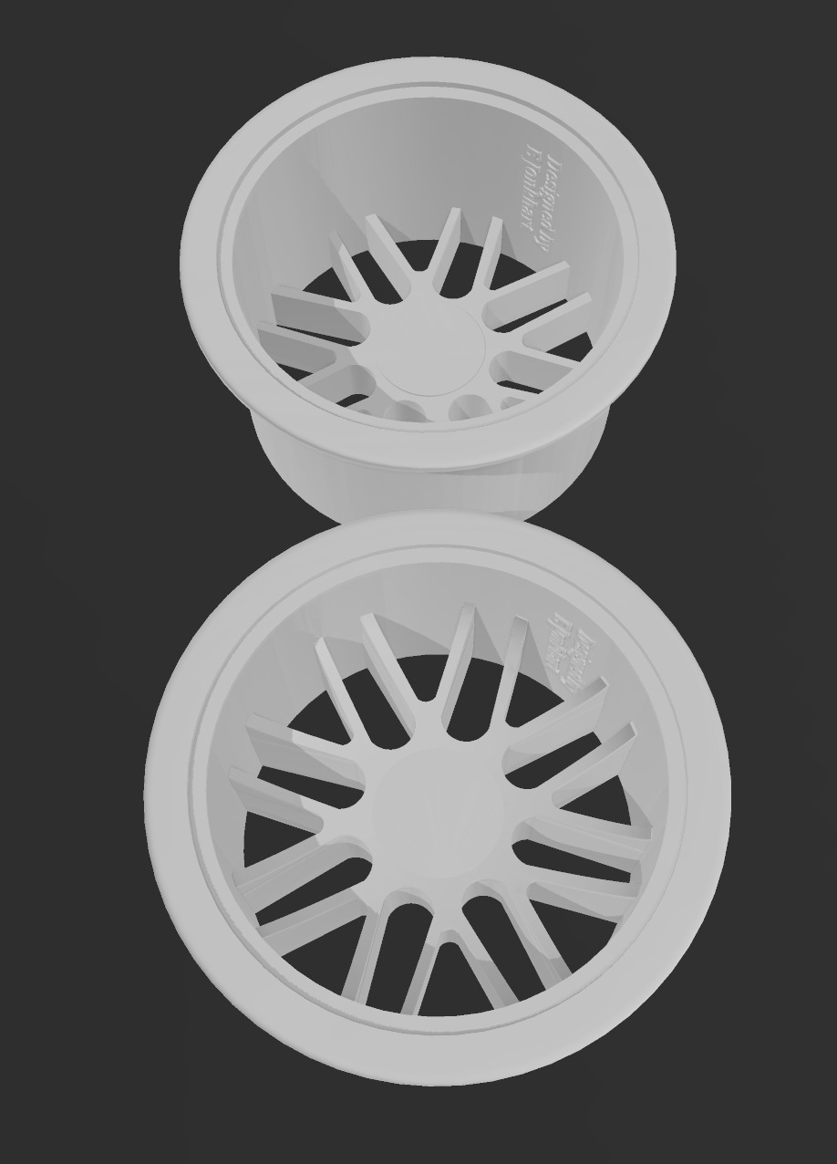 Rims for poleposition tyres later years 2022 3D print model_4