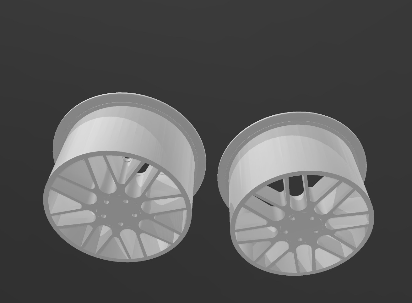 Rims for poleposition tyres later years 2022 3D print model_2