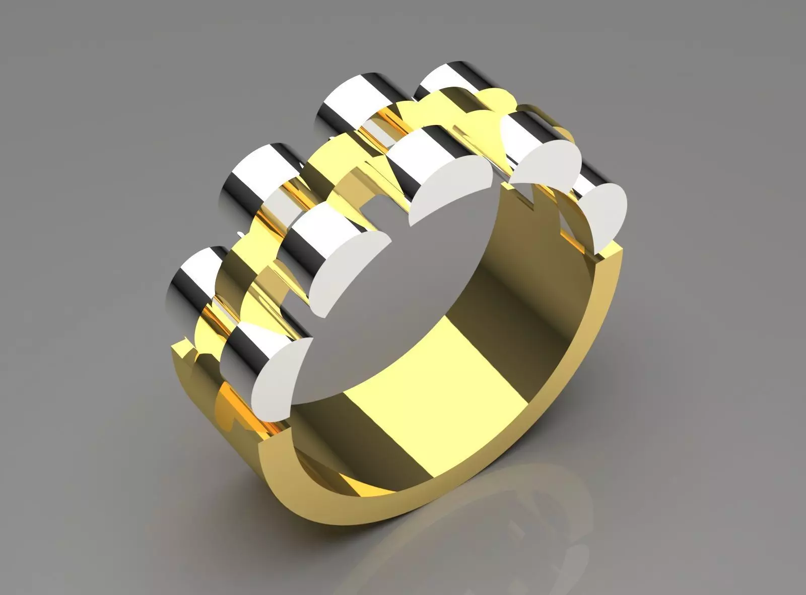 Luxury man Rolex design diamond ring model ror0052 3D print model