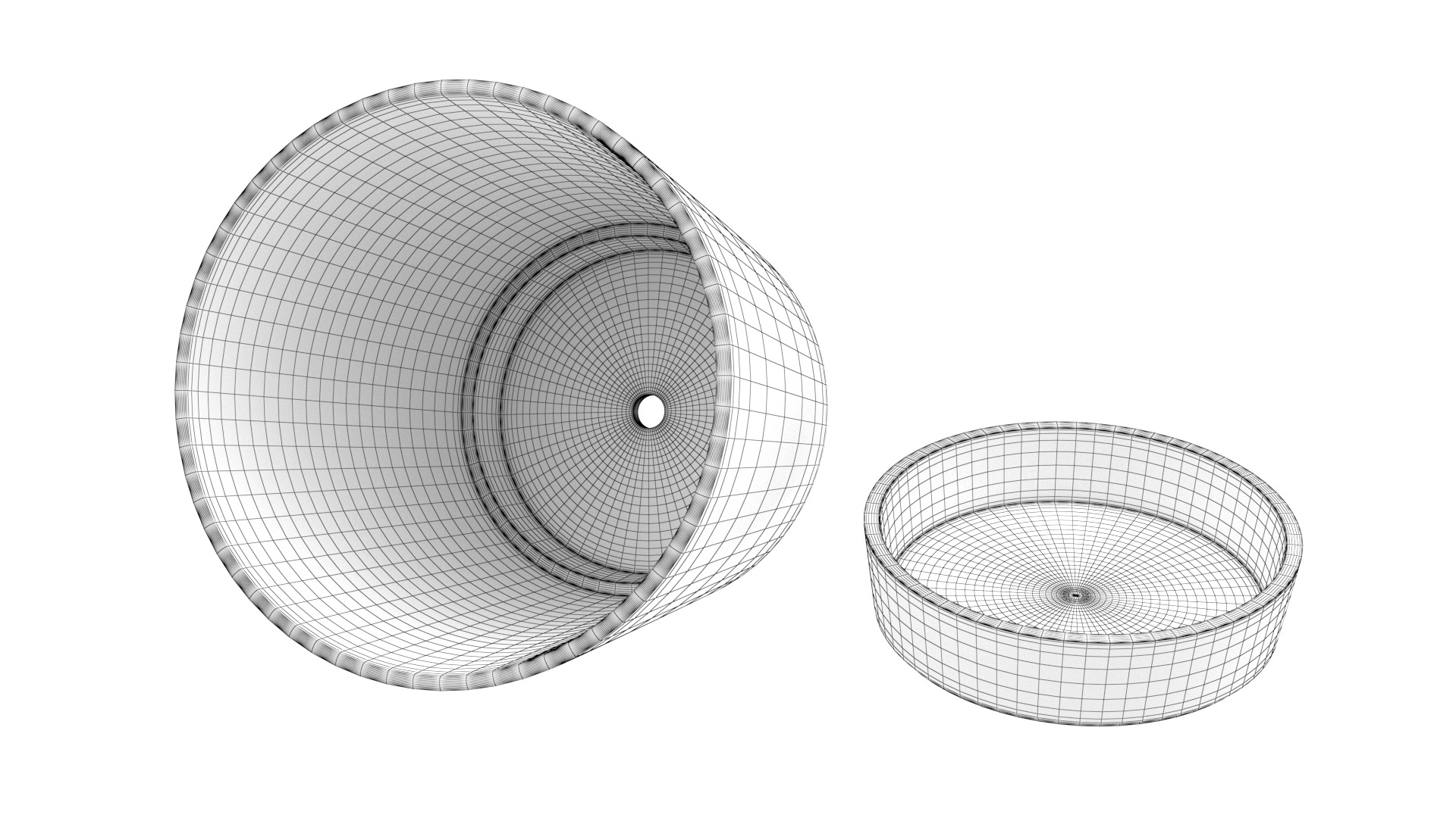Flower pot 01 3D model_16