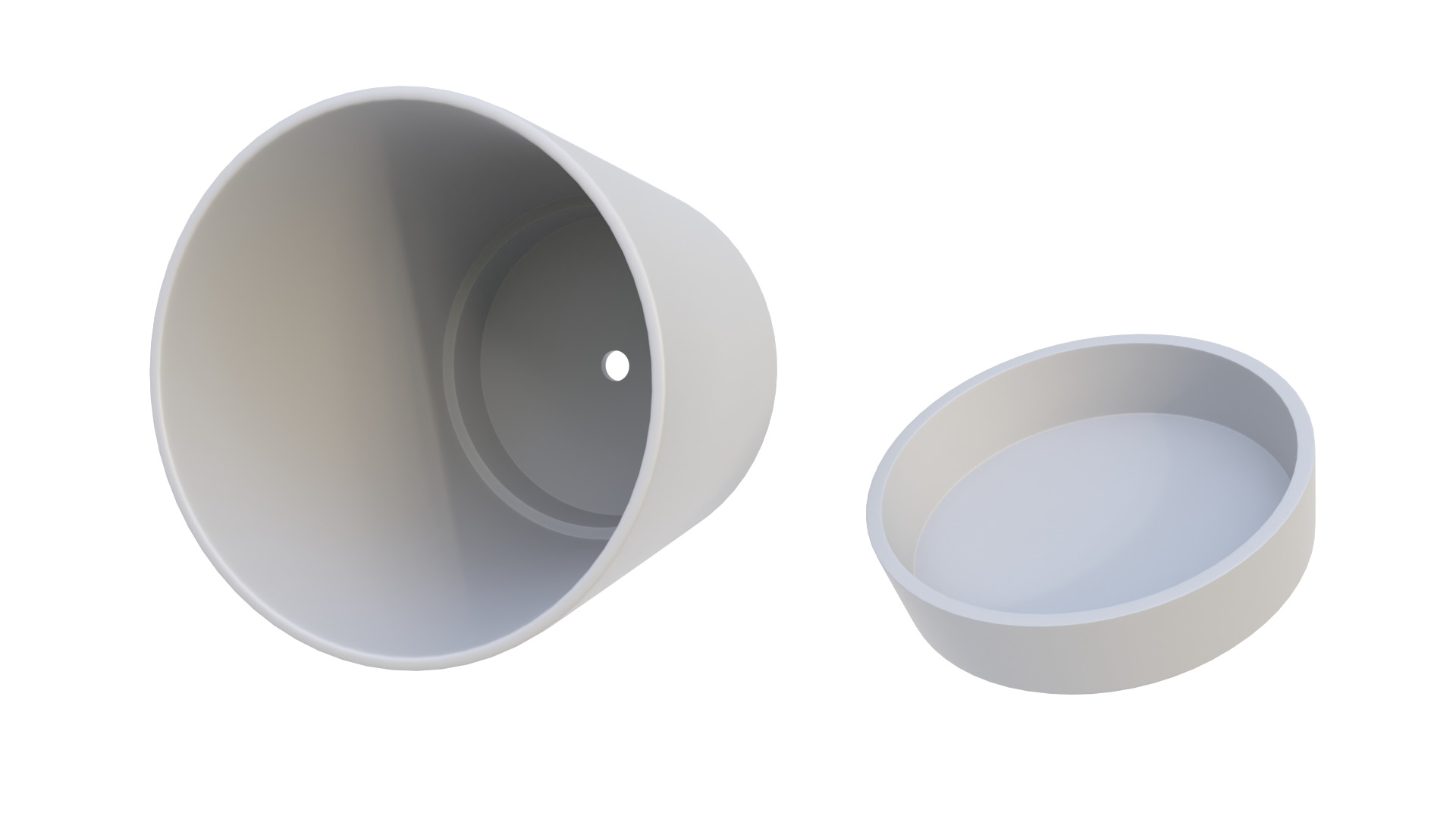 Flower pot 01 3D model_11