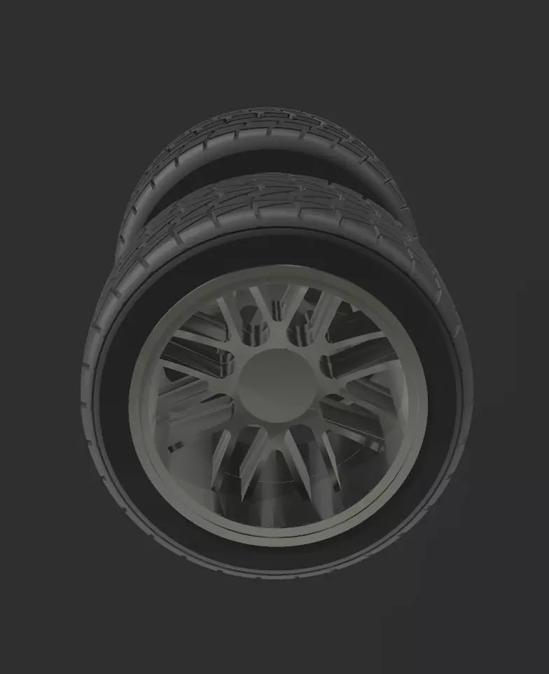 inter and rain formula 1 tyre 60mm display model 3D print model