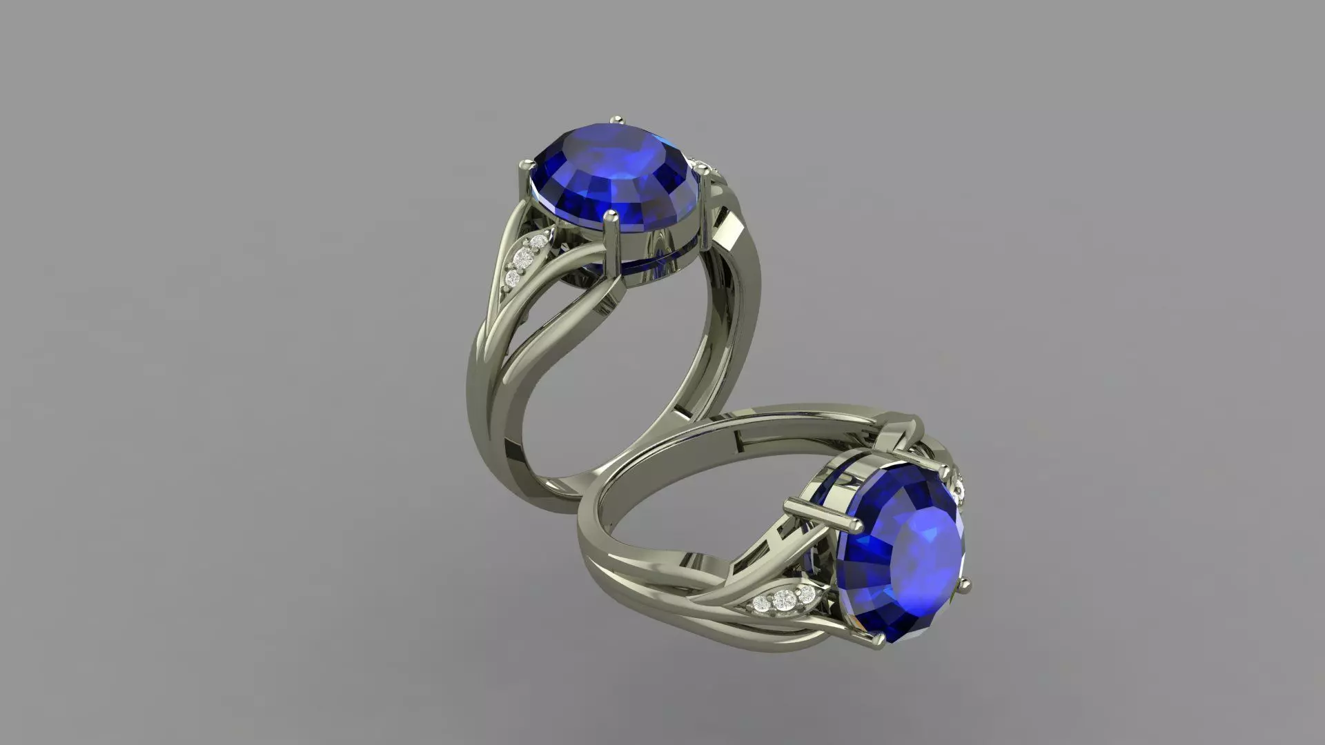 Verdant Grace Ring 3D print model