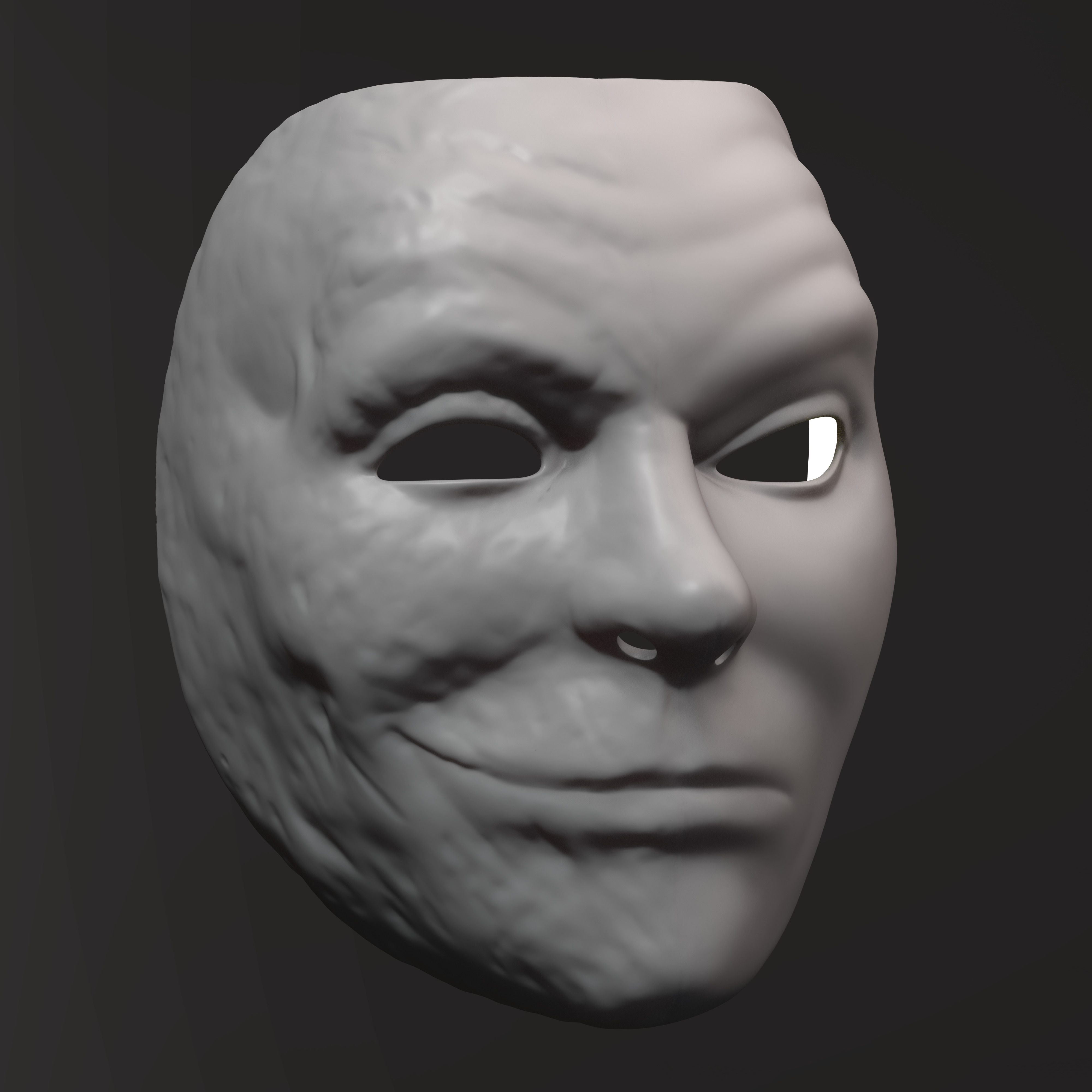 Da Kurlzz DOTD mask from Hollywood Undead 3D model_4