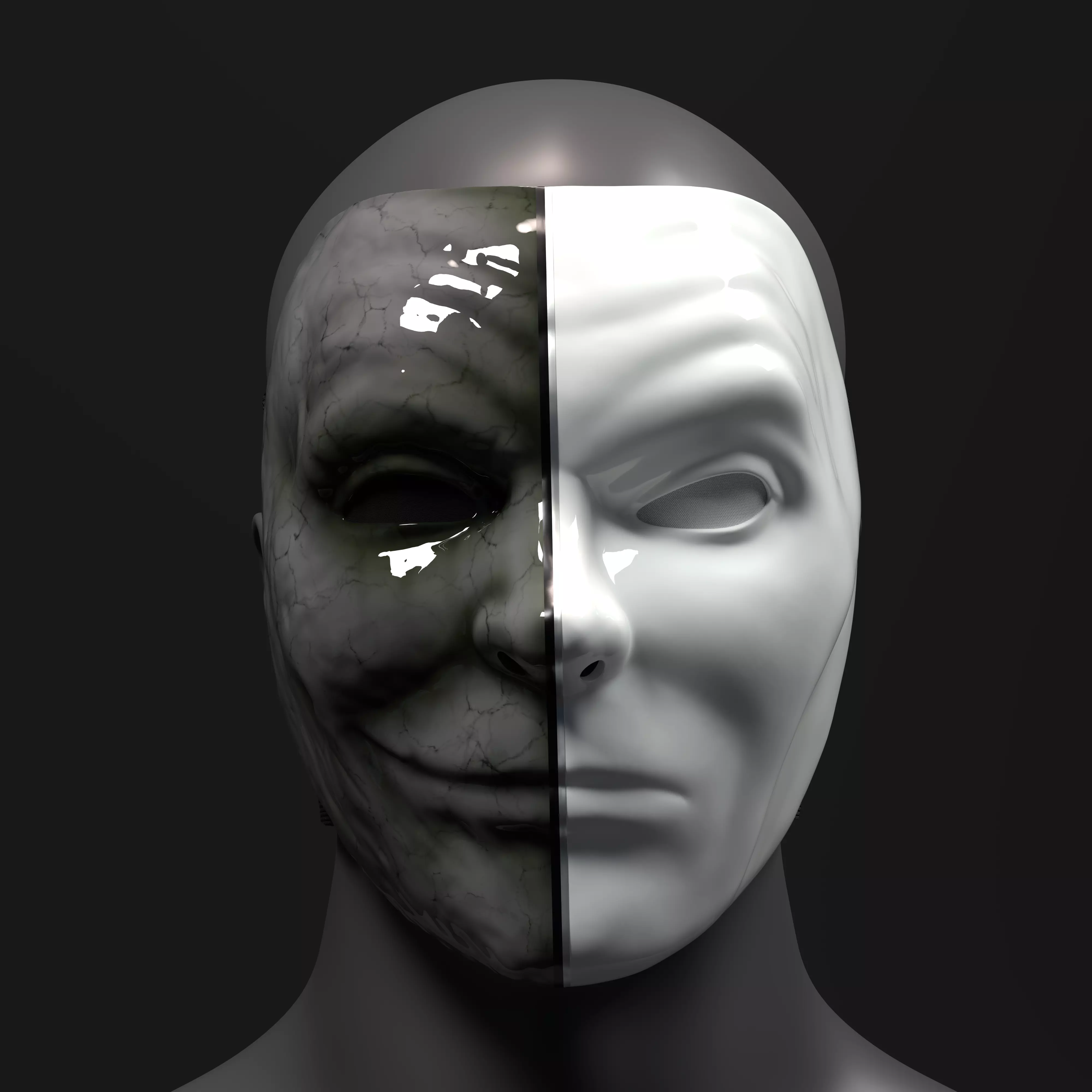 Da Kurlzz DOTD mask from Hollywood Undead 3D model_0