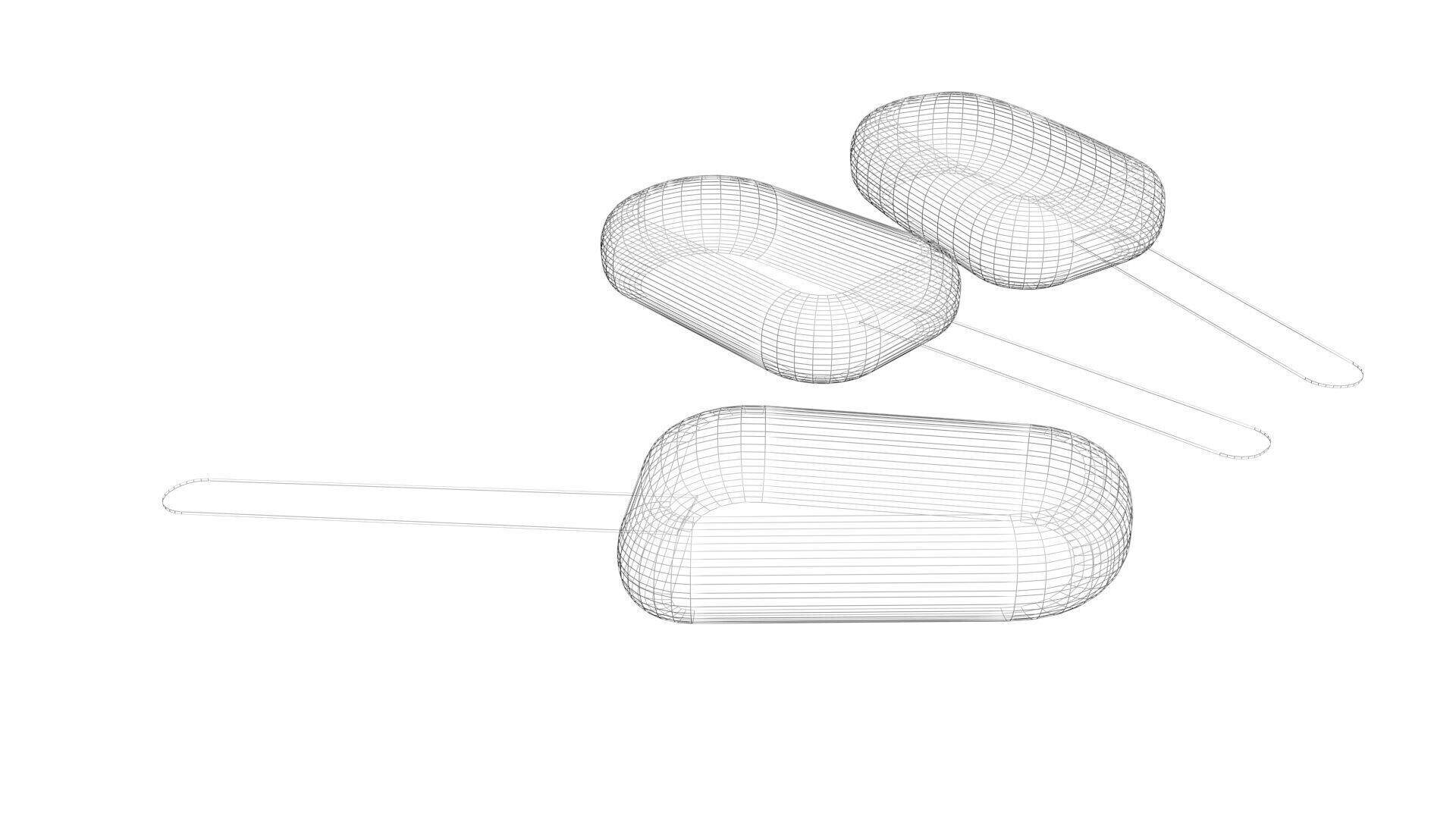 Ice Cream Popsicles Set 3D model_12