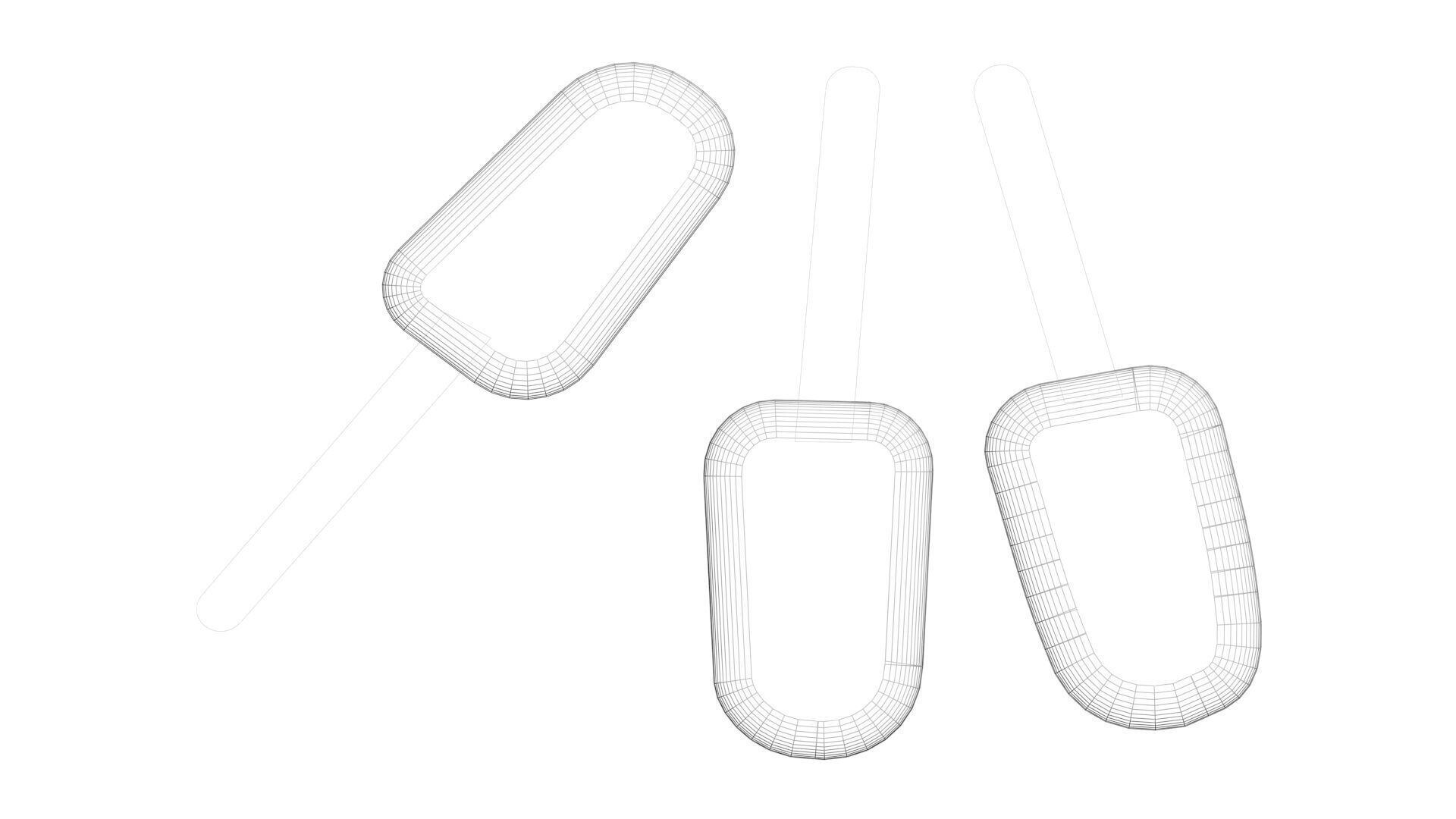 Ice Cream Popsicles Set 3D model_21