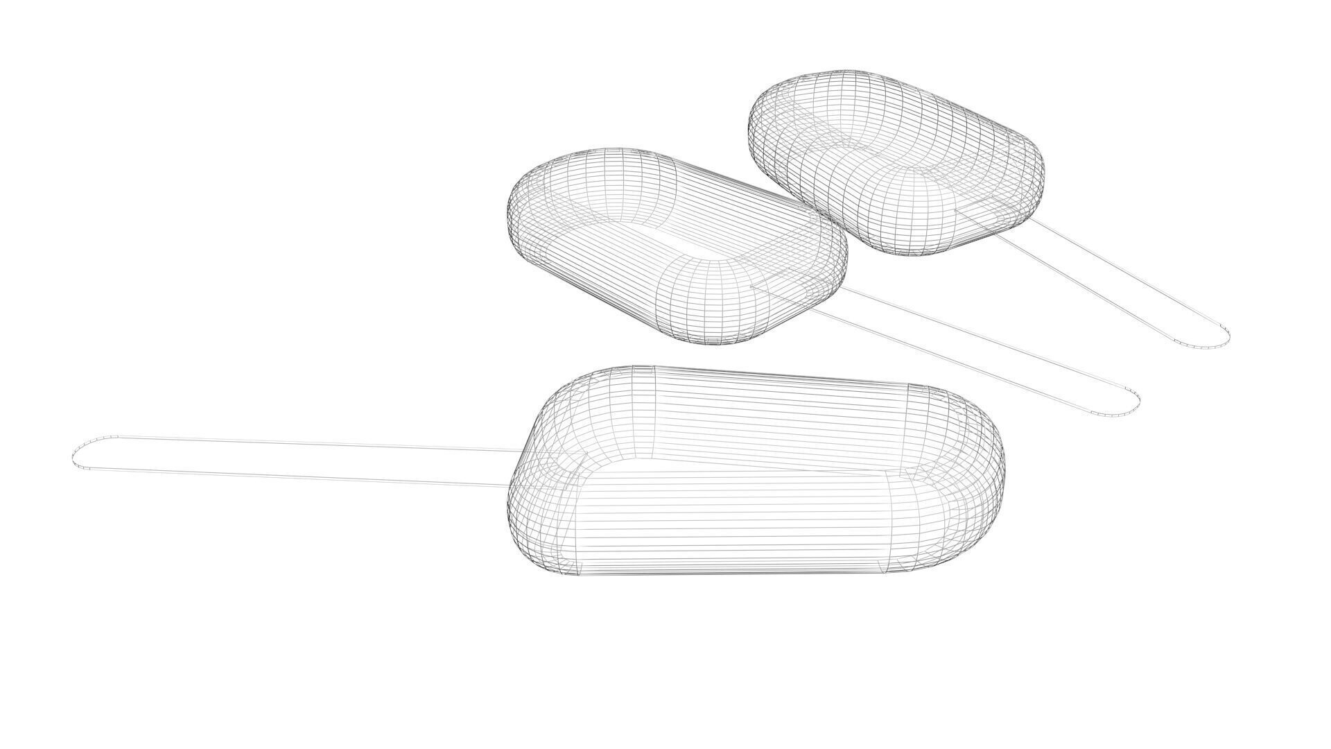 Ice Cream Popsicles Set 3D model_17