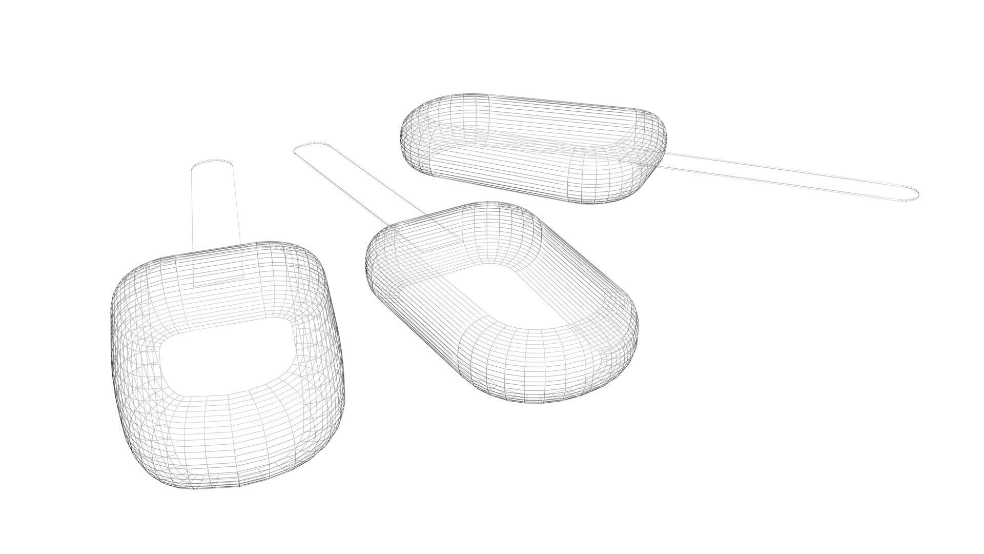 Ice Cream Popsicles Set 3D model_14