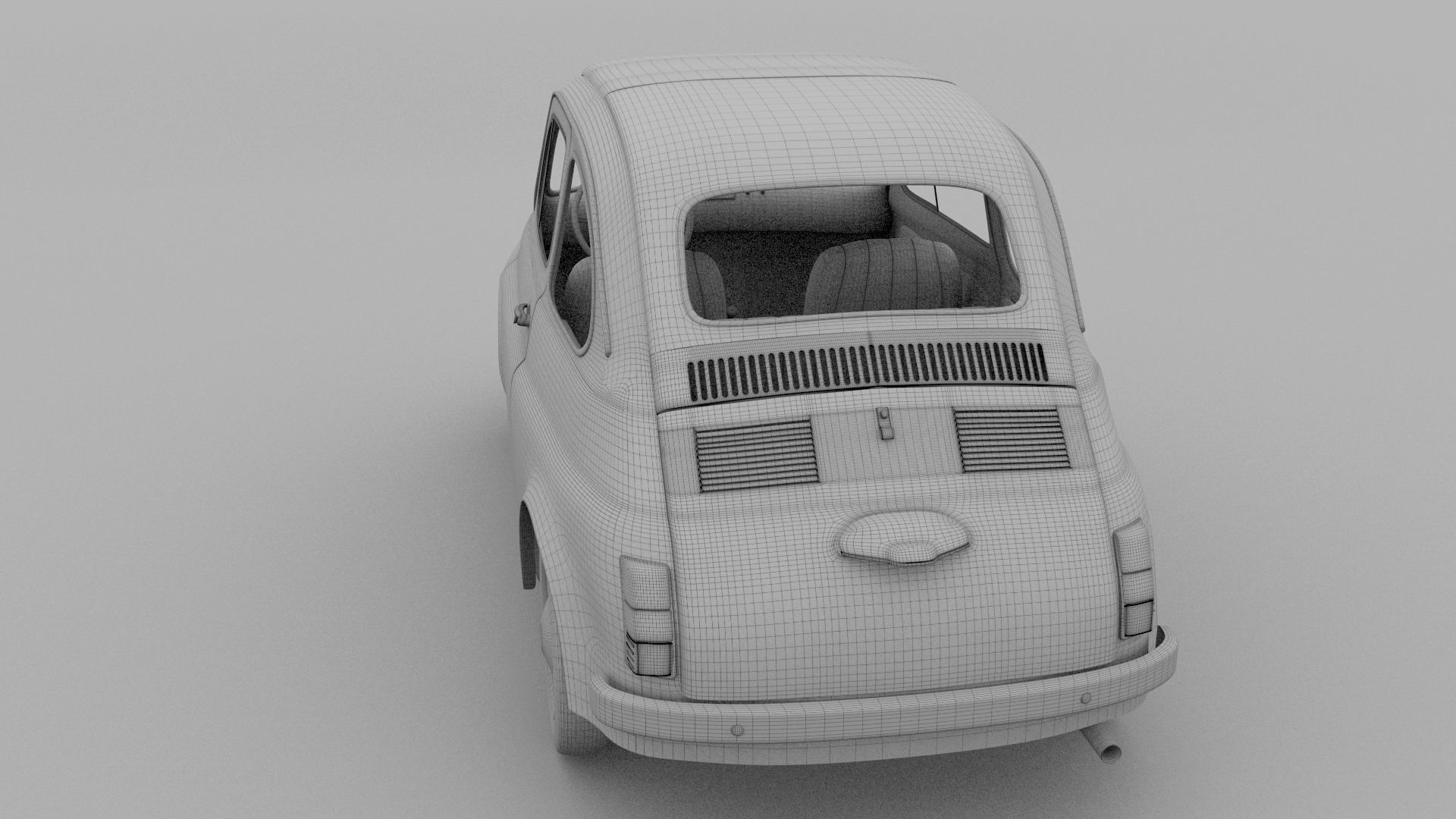 Fiat 500D Nuova 1960 rev 3D model_19