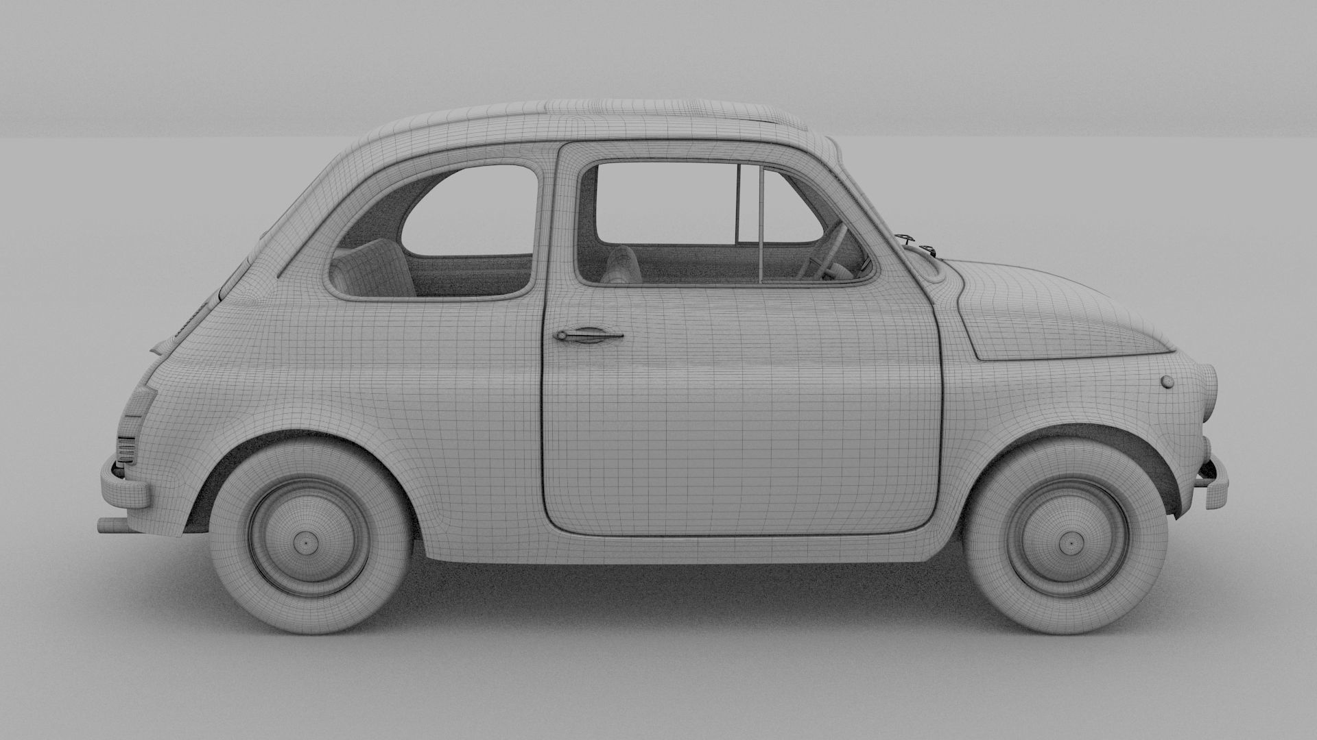 Fiat 500D Nuova 1960 rev 3D model_18