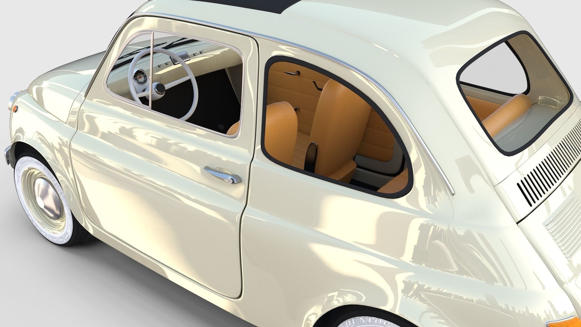 Fiat 500D Nuova 1960 rev 3D model_34