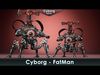Cyborg Fatman1 Low-poly 3D model_1