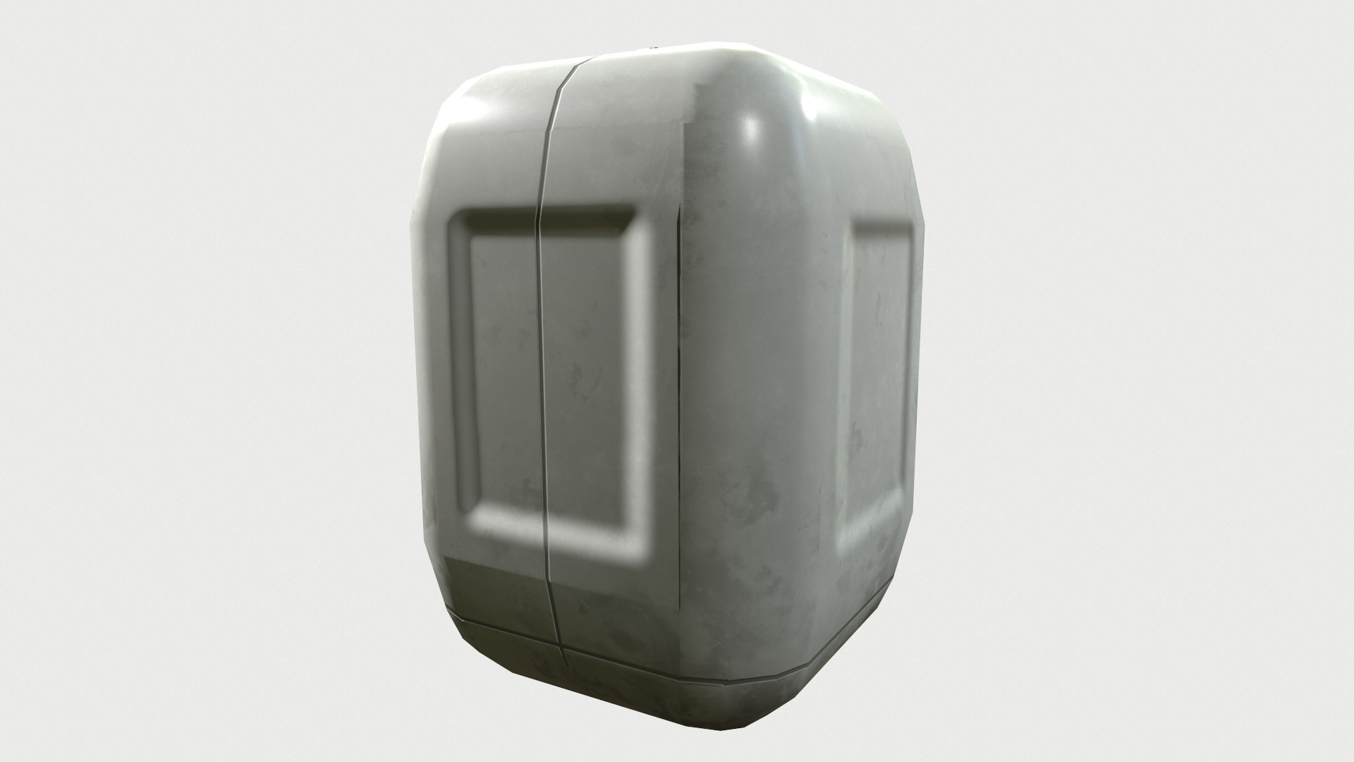 Plastic Barrel Low Poly Low-poly 3D model_14