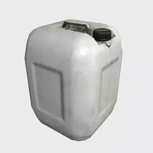 Plastic Barrel Low Poly Low-poly 3D model