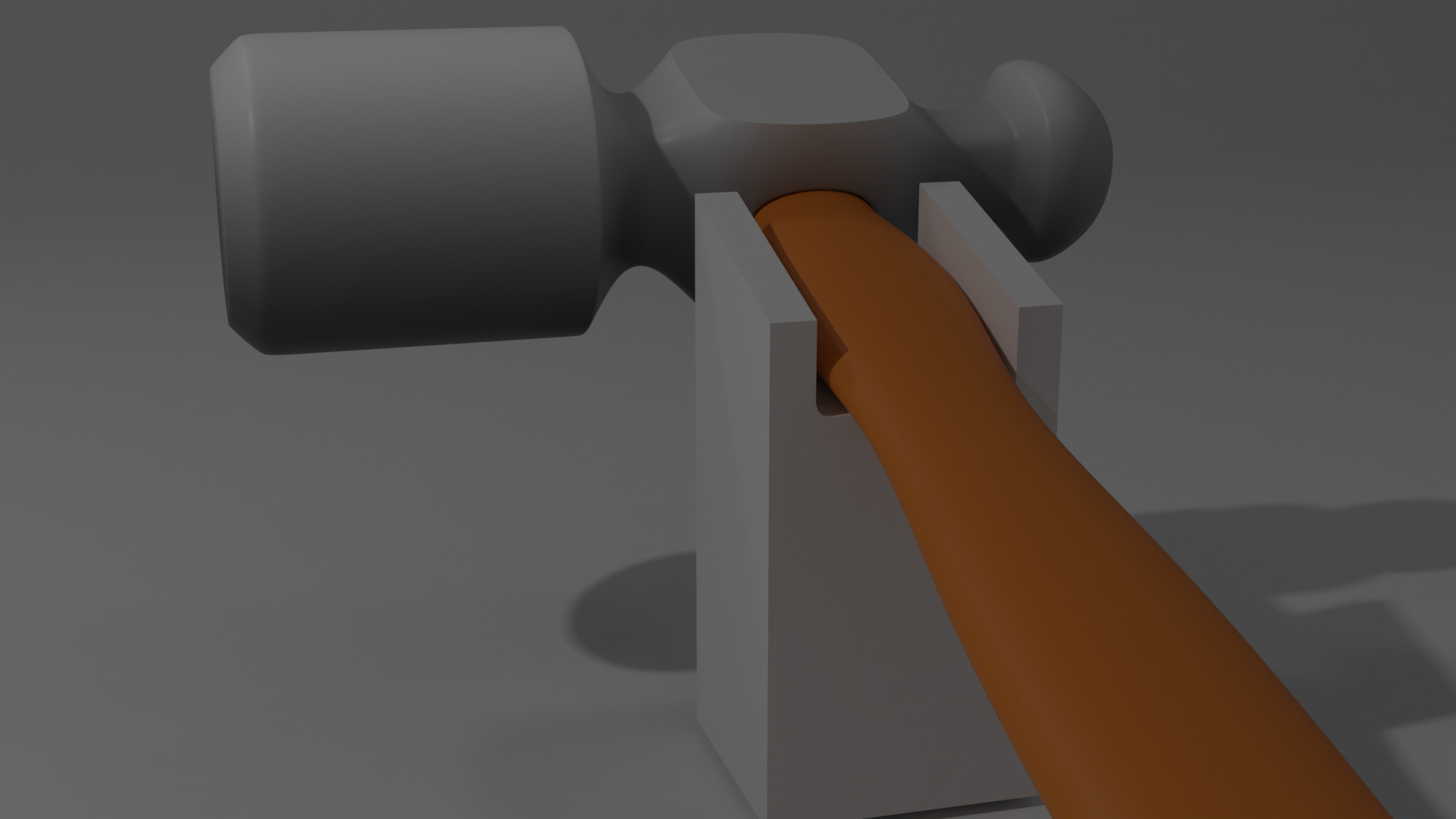 Hammer model Low-poly 3D model_3