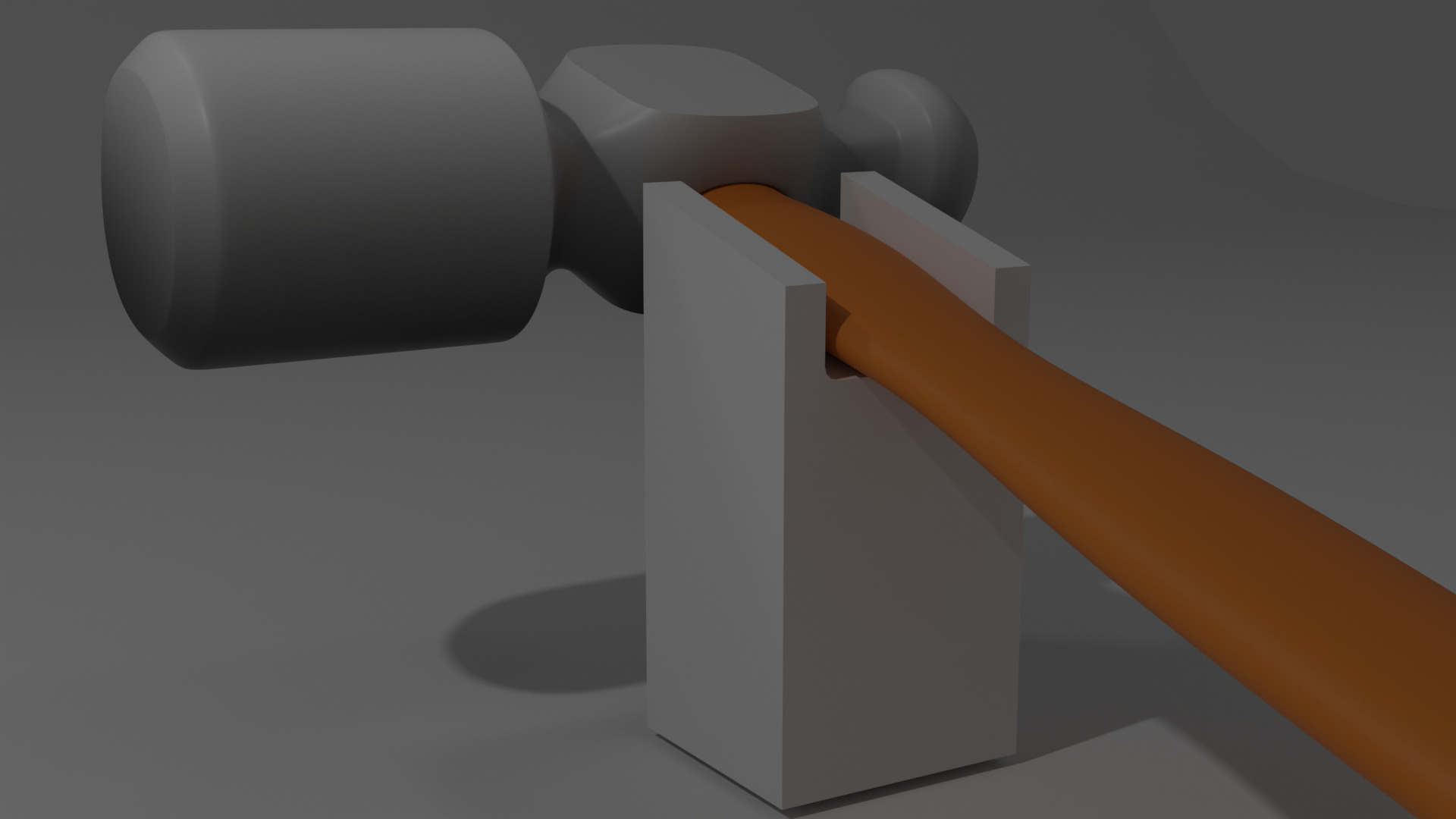 Hammer model Low-poly 3D model_18