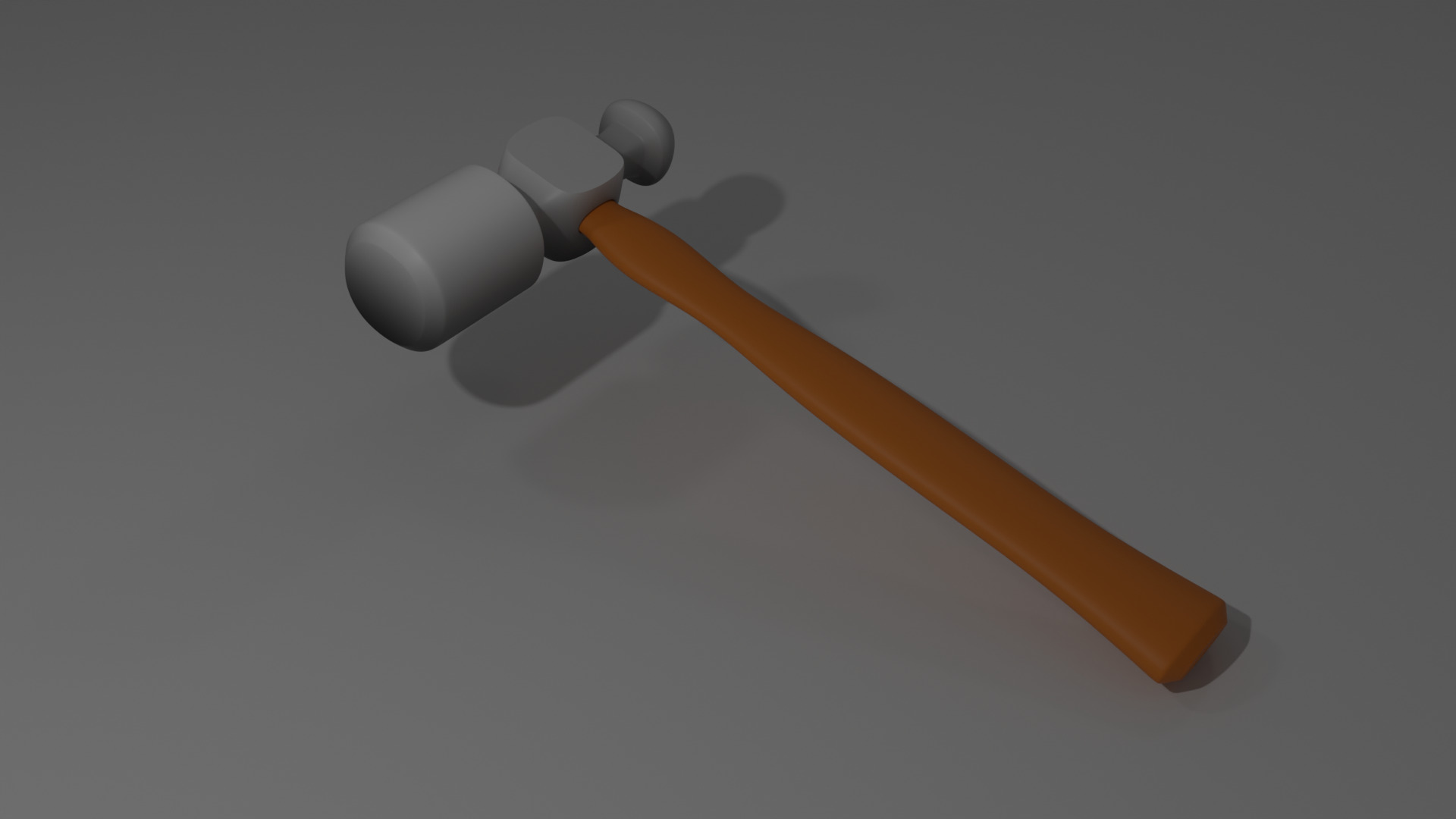 Hammer model Low-poly 3D model_13
