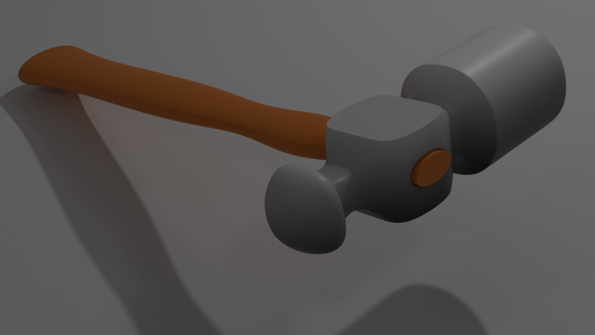 Hammer model Low-poly 3D model_11