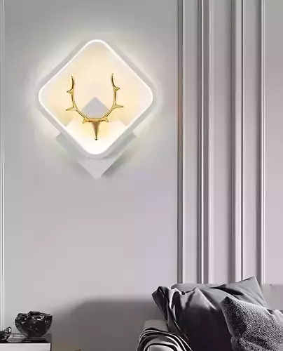 Modern Dear Light Low-poly 3D model