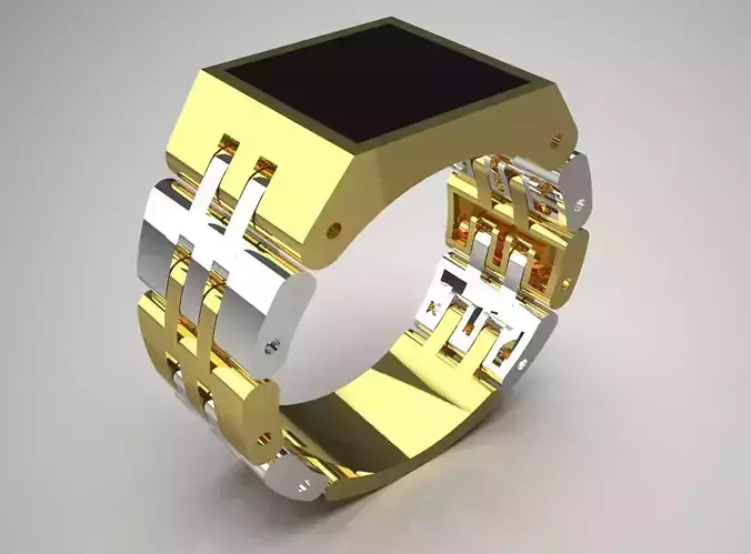 gemstone man rolex ring ror0053