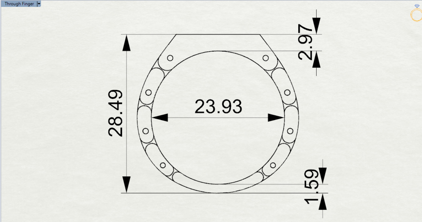 gemstone man rolex ring ror0053 3D print model_24