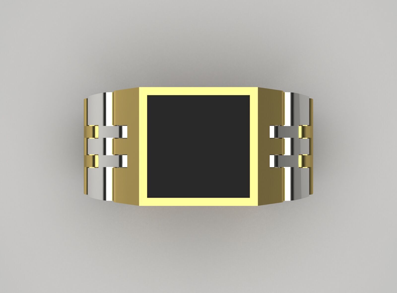 gemstone man rolex ring ror0053 3D print model_3