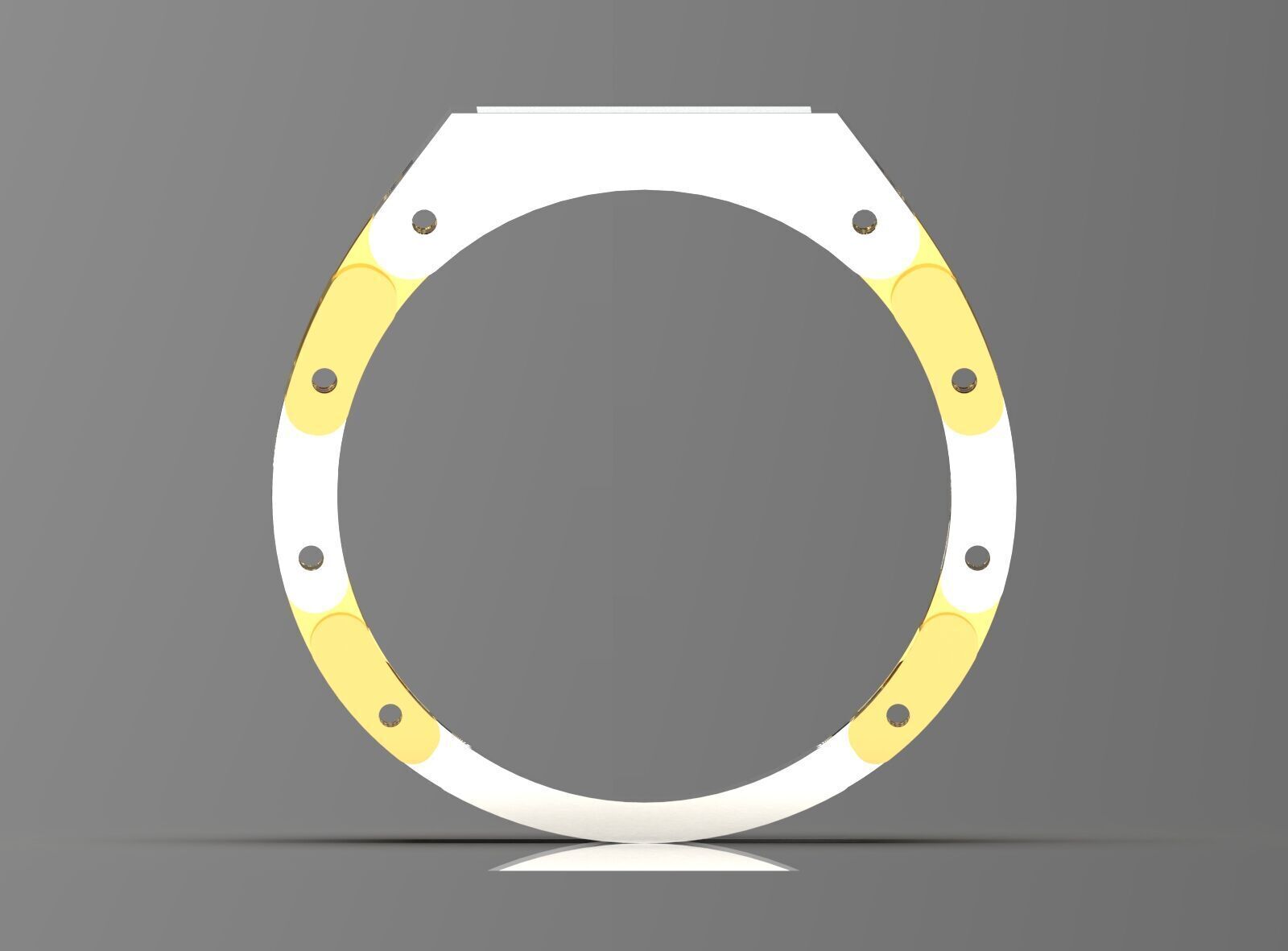 gemstone man rolex ring ror0053 3D print model_14