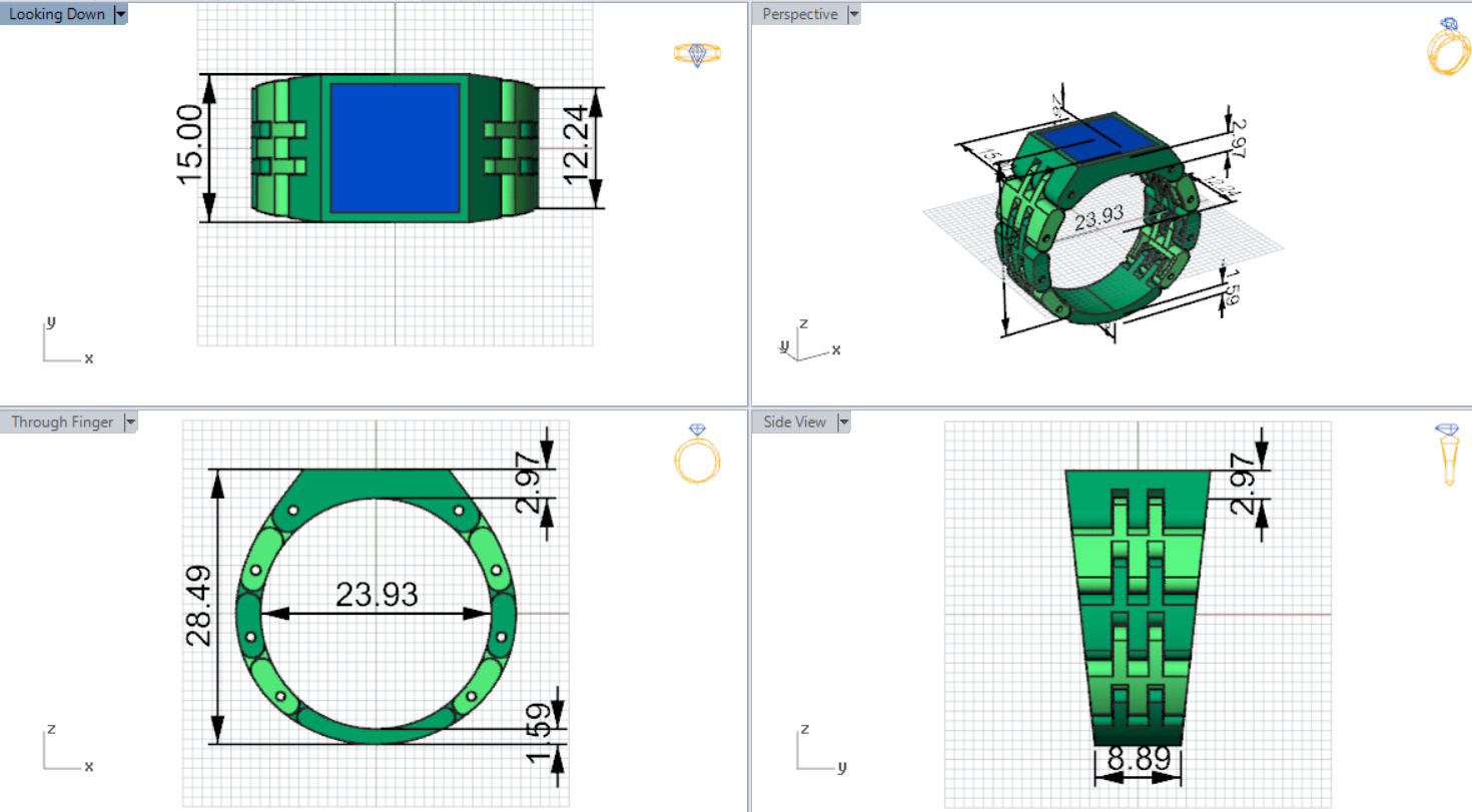 gemstone man rolex ring ror0053 3D print model_20