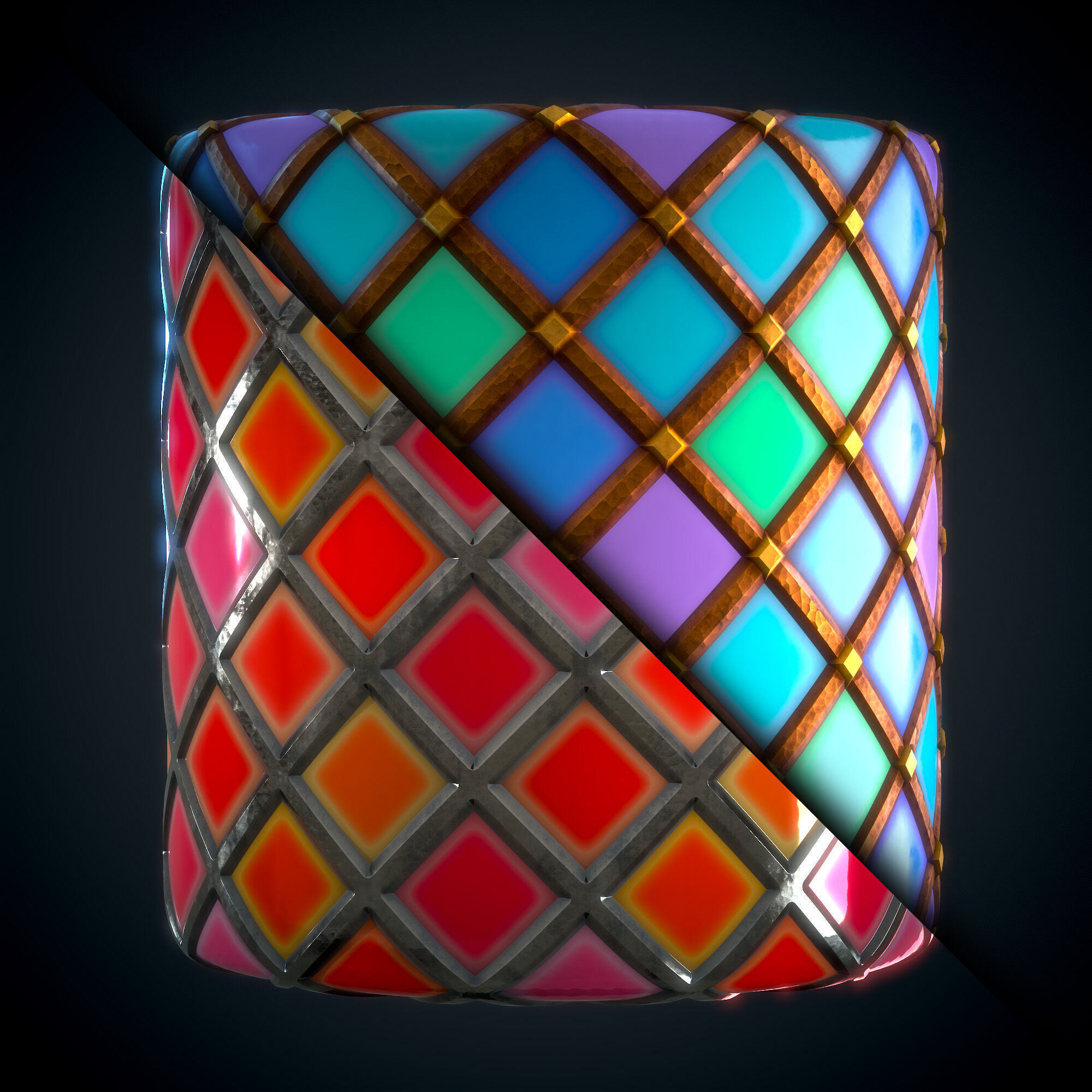 Persian Mirror material - VOL 06 - Maps - SBsar Texture_7