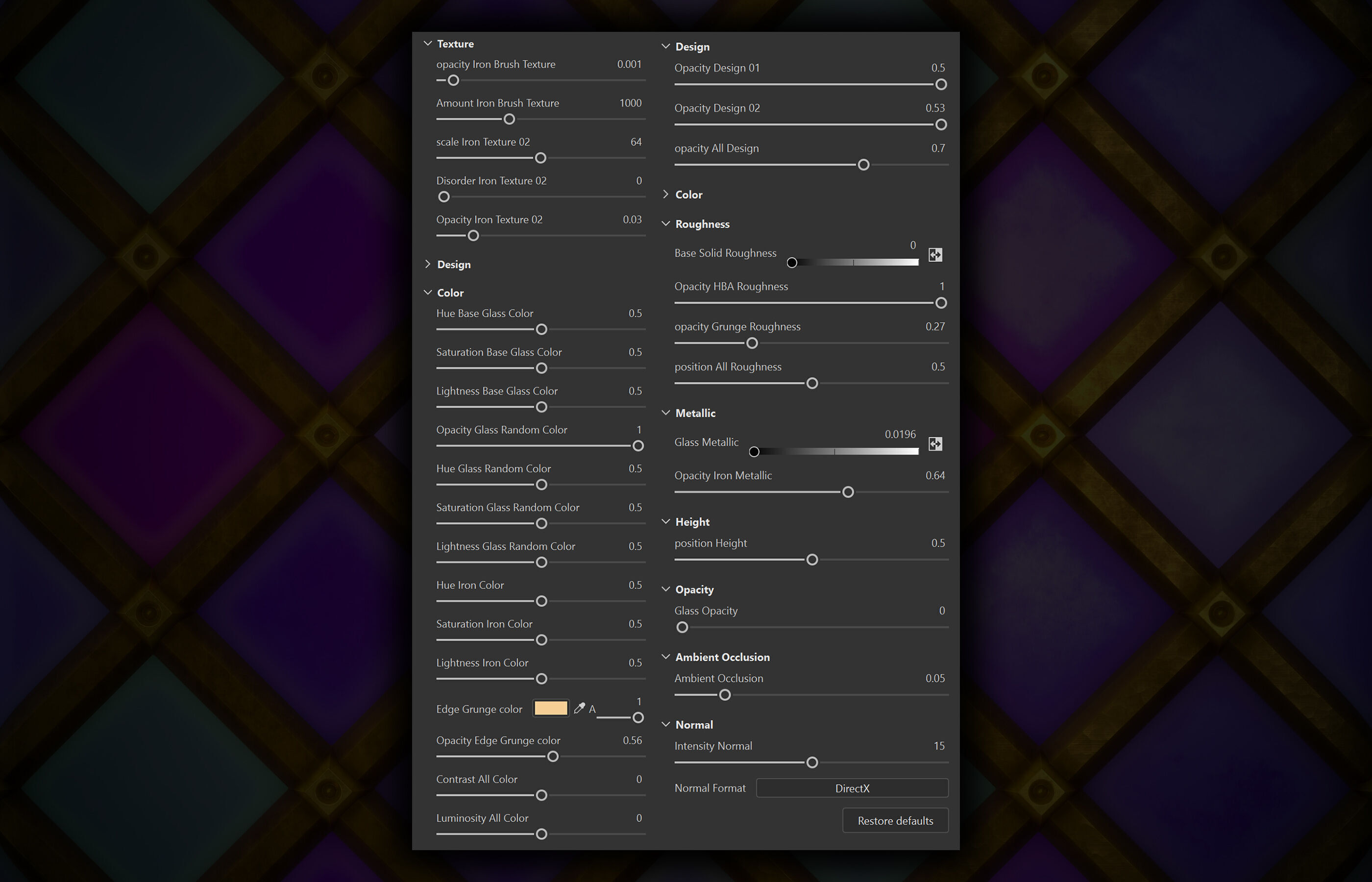 Persian Mirror material - VOL 06 - Maps - SBsar Texture_3
