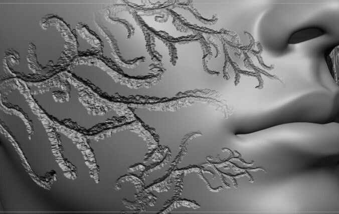 Alpha texture 4k for zbrush users 1 sample Texture