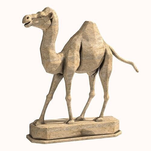 Camel Statue 3D print model