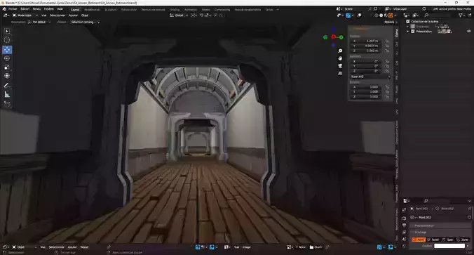 Hand Painted Old Building KitBash