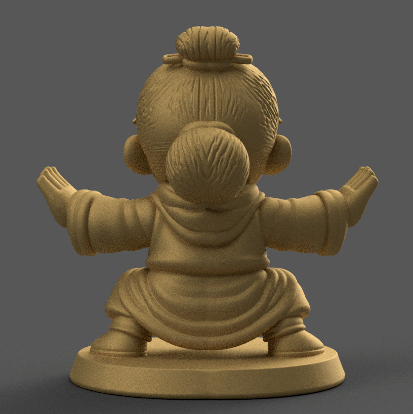 Mini Tai Chi Master 3D Model 3D print model_4