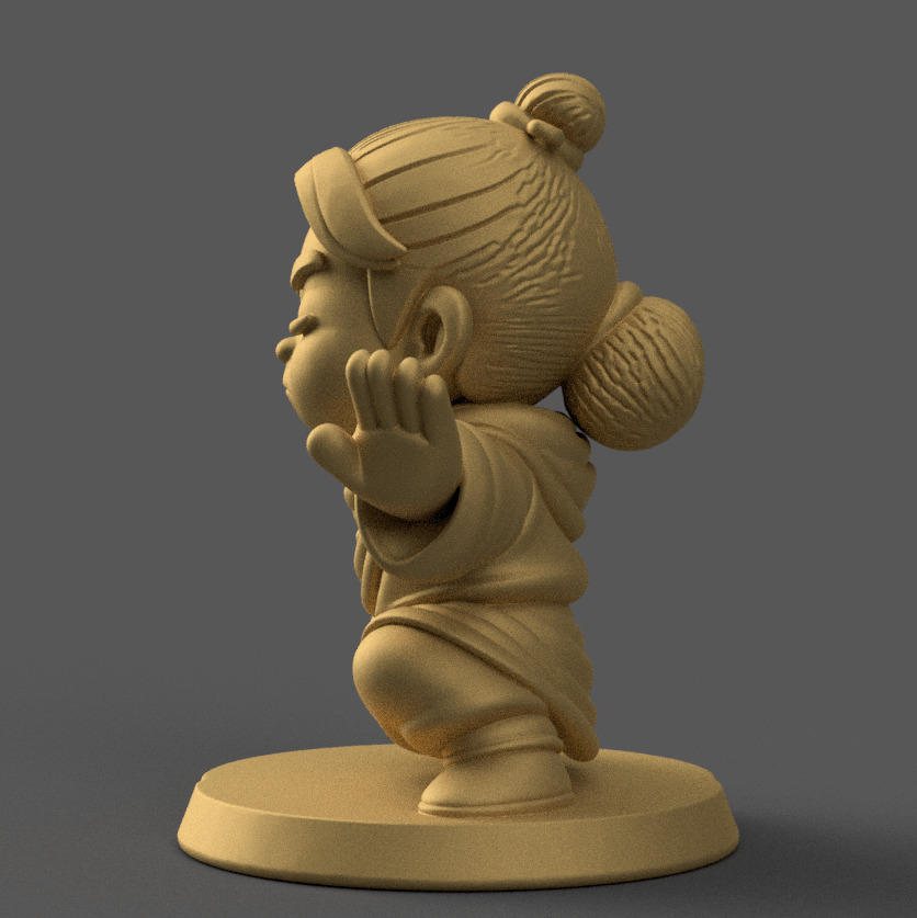 Mini Tai Chi Master 3D Model 3D print model_2