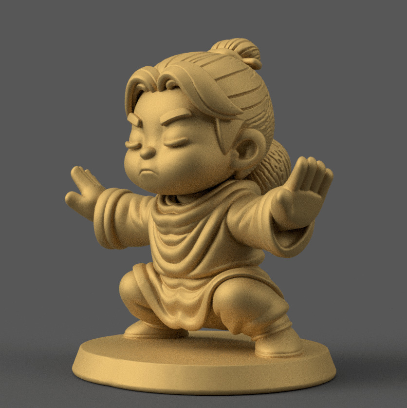 Mini Tai Chi Master 3D Model 3D print model_1