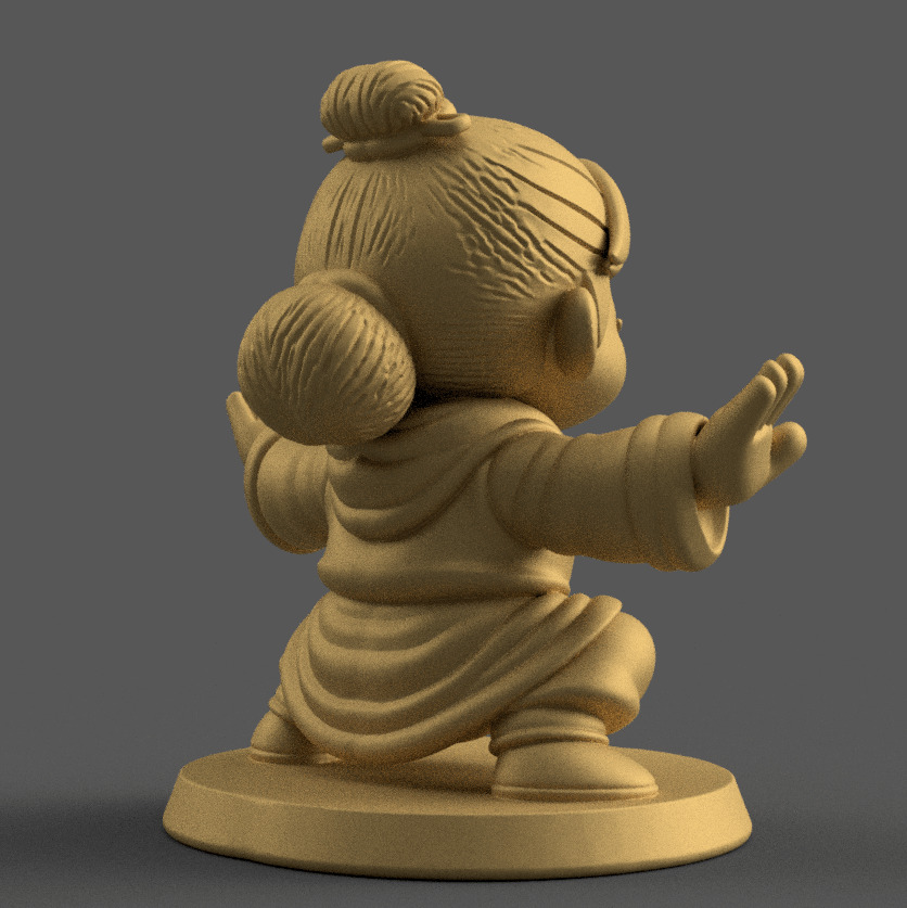 Mini Tai Chi Master 3D Model 3D print model_5